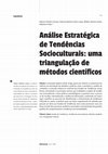 Research paper thumbnail of Análise Estratégica de Tendências Socioculturais: uma triangulação de métodos científicos