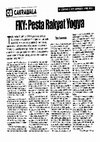 Research paper thumbnail of FKY: Pesta Rakyat Yogya