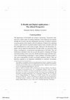 Research paper thumbnail of E-Health and Digital Applications – The ethical Perspective