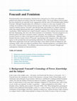 Research paper thumbnail of Foucault and feminism