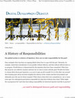 Research paper thumbnail of » Responsibility for the Past » A History of Responsibilities