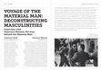 Research paper thumbnail of VOYAGE OF THE MATERIAL MAN: DECONSTRUCTING MASCULINITIES Interview with Giannino Malossi, the man behind the Material Man