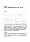 Research paper thumbnail of The "triple effect" silencing female journalists online: A theoretical exploration