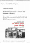 Research paper thumbnail of Sentire il margine storia e memoria della bidonville di Nanterre – Nuova serie dei delitti e delle pene