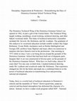 Research paper thumbnail of Discipline, Organization & Production -Remembering the Days of Dominica Grammar School Technical Wing