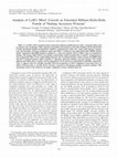 Research paper thumbnail of Analysis of ColE1 MbeC Unveils an Extended Ribbon-Helix-Helix Family of Nicking Accessory Proteins