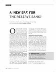 Research paper thumbnail of A 'NEW ERA'FOR THE RESERVE BANK?