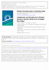 Research paper thumbnail of Distribution and Enrichment of Heavy Metals in Recent Sediments of Safaga Bay, Egypt