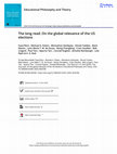 Research paper thumbnail of The long read: On the global relevance of the US elections