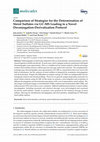 Research paper thumbnail of Comparison of Strategies for the Determination of Sterol Sulfates via GC-MS Leading to a Novel Deconjugation-Derivatization Protocol