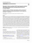 Research paper thumbnail of Poly-glycine–alanine exacerbates C9orf72 repeat expansion-mediated DNA damage via sequestration of phosphorylated ATM and loss of nuclear hnRNPA3