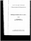 Research paper thumbnail of Tarrying on the Threshold: Nationalism and the Exemplary