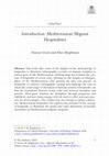 Research paper thumbnail of Introduction: Mediterranean Migrant Hospitalities