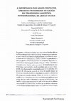 Research paper thumbnail of A importancia dos novos contextos urbanos e periurbanos en Galicia na transmisión lingüística interxeracional da lingua galega