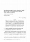 Research paper thumbnail of DE FALSEDADES, MENTIRAS Y OTRAS TÉCNICAS QUE FALTAN A LA VERDAD PARA INFLUIR EN LA OPINIÓN PÚBLICA