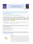 Research paper thumbnail of Etnoeducación: educación para la salud desde la diversidad cultural