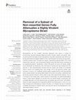 Research paper thumbnail of Removal of a subset of non-essential genes fully attenuates a highly virulent Mycoplasma strain