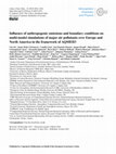 Research paper thumbnail of Influence of anthropogenic emissions and boundary conditions on multi-model simulations of major air pollutants over Europe and North America in the framework of AQMEII3