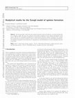 Research paper thumbnail of Analytical results for the Sznajd model of opinion formation