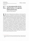 Research paper thumbnail of La incorporación de la gobernanza a la agenda latinoamericana (Tema Central)