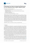 Research paper thumbnail of Using Smart City Tools to Evaluate the Effectiveness of a Low Emissions Zone in Spain: Madrid Central