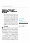 Research paper thumbnail of Semantic Search Based on Natural Language Processing – a Numismatic Example