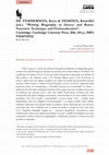 Research paper thumbnail of De Temmerman, Koen Demoen, Kristoffel (ed.). “Writing Biography in Greece and Rome: Narrative Technique and Fictionalization”. Cambridge: Cambridge University Press, 2016, 354 p., ISBN 9781107129122