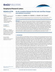 Research paper thumbnail of On the correlation between the fast solar wind flow changes and substorm occurrence