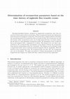 Research paper thumbnail of Determination of Reconnection Parameters Based on the Time-History of Nightside Flux Transfer Events