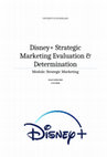 Research paper thumbnail of Strategic Marketing Disney