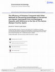 Research paper thumbnail of The Efficiency of Flotation Compared with Other Methods for Recovering Assemblages of Terrestrial and Aquatic Gastropods from Archaeological Deposits, with Reference to the Site of Pico Ramos (Basque Country, Spain)