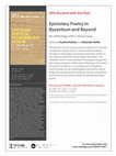 Research paper thumbnail of Epistolary Poetry in Byzantium and Beyond. An Anthology with Critical Essays