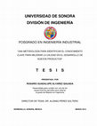 Research paper thumbnail of UNA METODOLOGÍA PARA IDENTIFICAR EL CONOCIMIENTO  CLAVE PARA MEJORAR LA CALIDAD EN EL DESARROLLO DE  NUEVOS PRODUCTOS