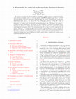 Research paper thumbnail of A 2D model for the surface of the Second-Order Topological Insulator