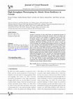 Research paper thumbnail of High-throughput Phenotyping for Abiotic Stress Resilience in Cereals