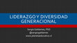 Research paper thumbnail of Liderazgo Generacional