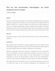 Research paper thumbnail of Pour une autre herméneutique traductologique : une théorie interprétative qui ose l'exégèse