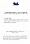 Research paper thumbnail of (2020) Laurent Schneider, Dynamique de peuplement et forme de l’habitat en Occitanie méditerranéenne durant le haut Moyen Âge, Archéologie du Midi Médiéval, Supplément n°9, 2020, p.13-40