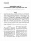 Research paper thumbnail of Decolonizing the Green City: From Environmental Privilege to Emancipatory Green Justice