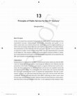 Research paper thumbnail of Principles of Public Service for the 21st Century