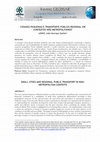 Research paper thumbnail of Cidades pequenas e transporte público regional em contextos não metropolitanos