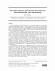 Research paper thumbnail of The earliest transverse grooved stones of Eurasia: Near Eastern distribution, types and chronology