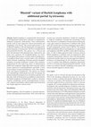 Research paper thumbnail of ‘Blastoid’ variant of Burkitt lymphoma with additional partial 1q tetrasomy