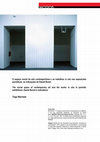 Research paper thumbnail of O espaço social da arte contemporânea e os trabalhos in situ nas exposições periódicas: as indicações de Daniel Buren