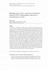 Research paper thumbnail of Shrinking Space for Free Expression in Cambodia during Covid-19