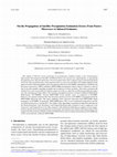 Research paper thumbnail of On the Propagation of Satellite Precipitation Estimation Errors: From Passive Microwave to Infrared Estimates