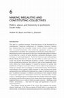 Research paper thumbnail of Making Megaliths and Constituing Collectives: Politics, Places and Historicity in Prehistoric South India