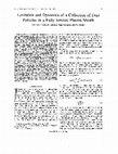 Research paper thumbnail of Levitation and dynamics of a collection of dust particles in a fully ionized plasma sheath