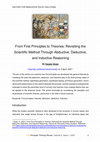 Research paper thumbnail of From First Principles to Theories: Revisiting the Scientific Method Through Abductive, Deductive, and Inductive Reasoning