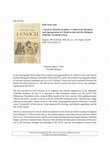 Research paper thumbnail of Review of "1 Enoch as Christian Scripture: A Study in the Reception  and Appropriation of 1 Enoch in Jude and the Ethiopian  Orthodox Tewahәdo Canon" JBL